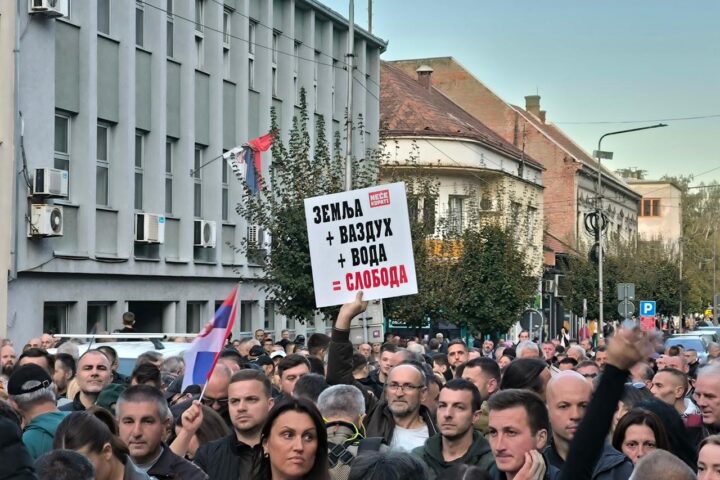 Protest u Loznici